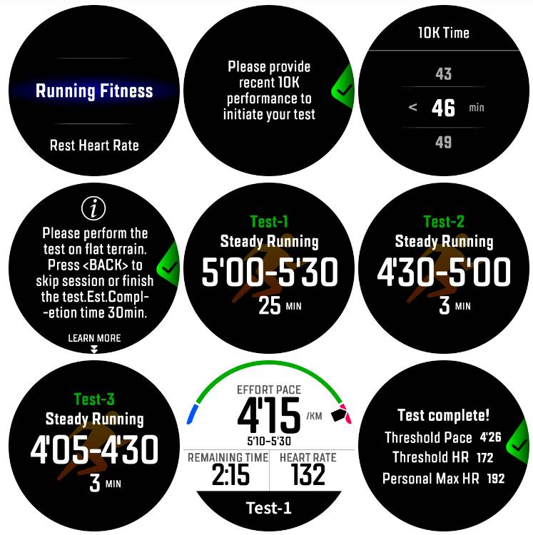 Fitness Tests COROS Help Center