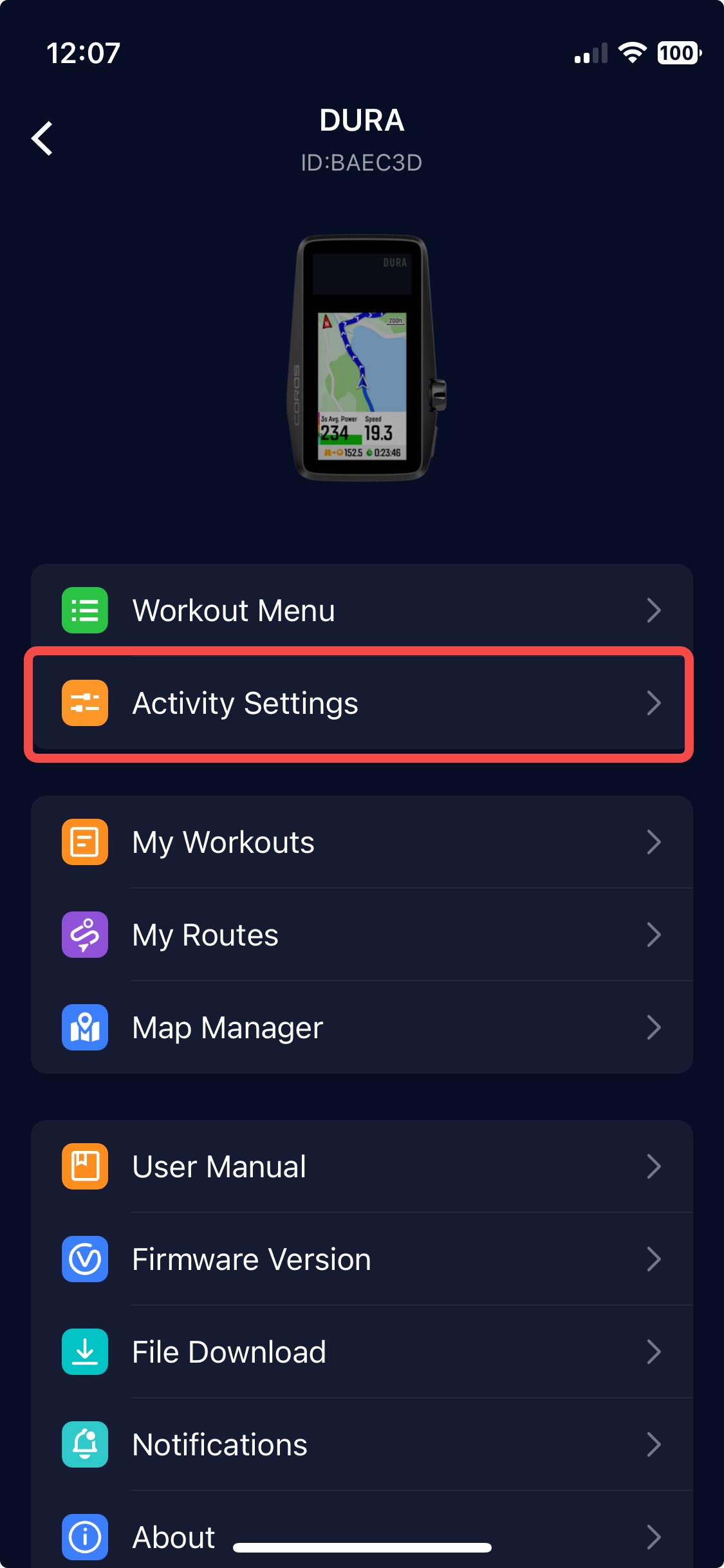 Customize Activity Data Pages on DURA COROS Help Center